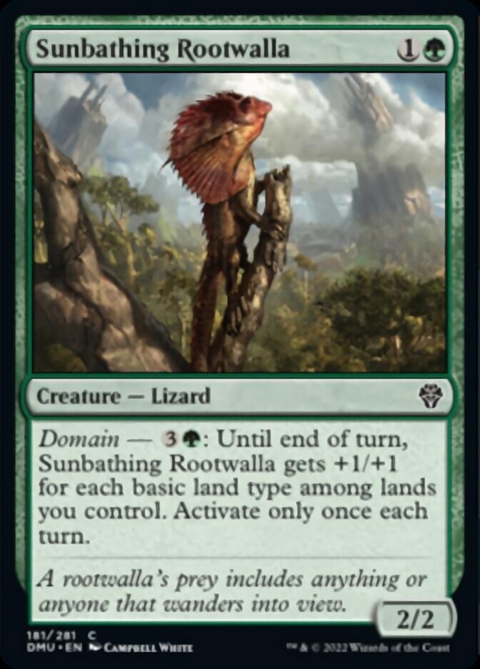 Sunbathing Rootwalla [Dominaria United] | Grognard Games