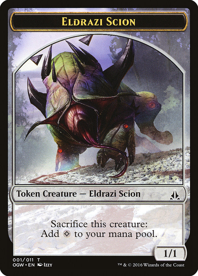 Eldrazi Scion (001/011) [Oath of the Gatewatch Tokens] | Grognard Games