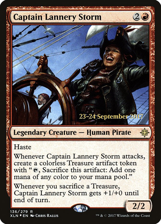 Captain Lannery Storm  [Ixalan Prerelease Promos] | Grognard Games