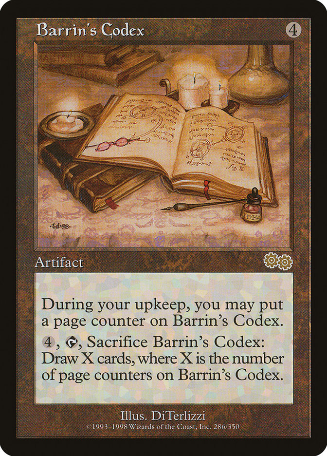Barrin's Codex [Urza's Saga] | Grognard Games