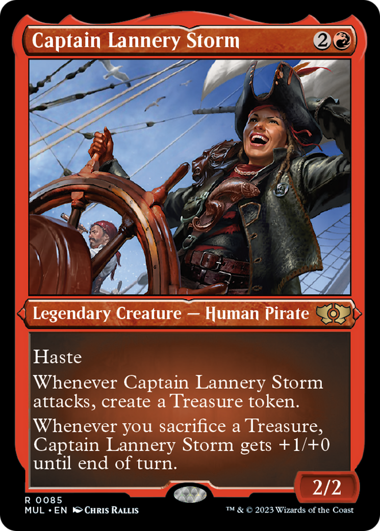 Captain Lannery Storm (Foil Etched) [Multiverse Legends] | Grognard Games