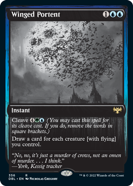 Winged Portent [Innistrad: Double Feature] | Grognard Games