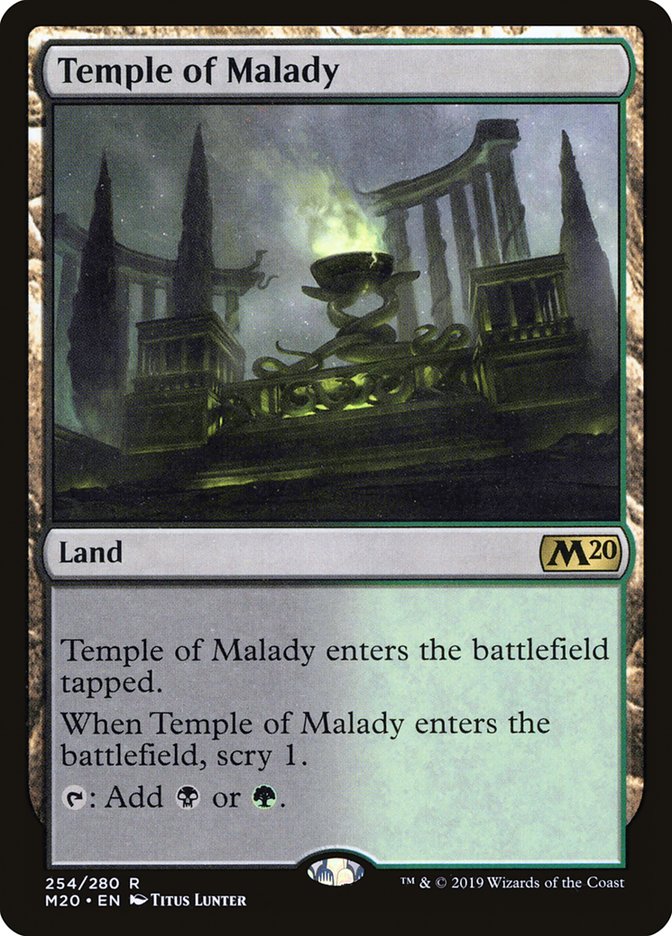 Temple of Malady [Core Set 2020] | Grognard Games