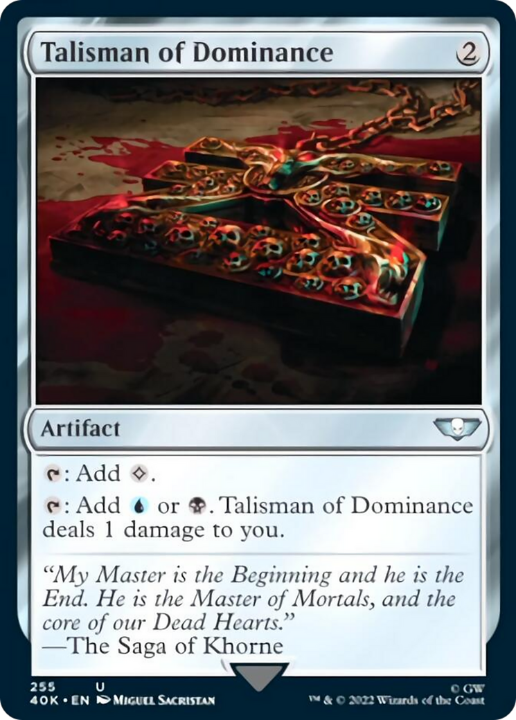 Talisman of Dominance (255) (Surge Foil) [Universes Beyond: Warhammer 40,000] | Grognard Games