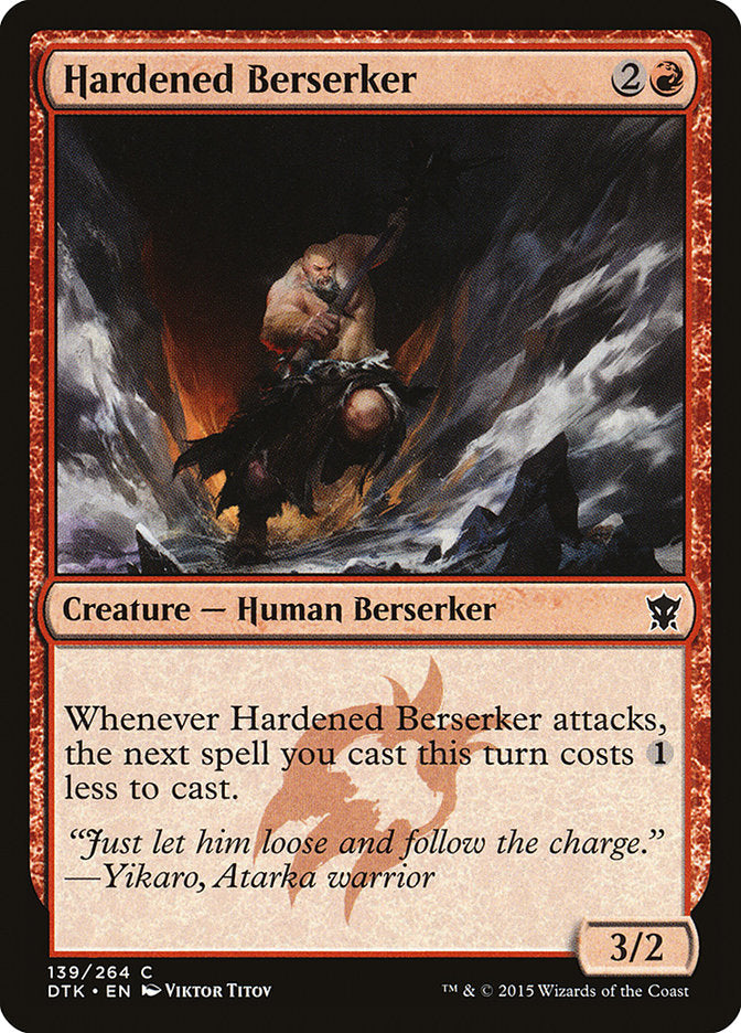 Hardened Berserker [Dragons of Tarkir] | Grognard Games