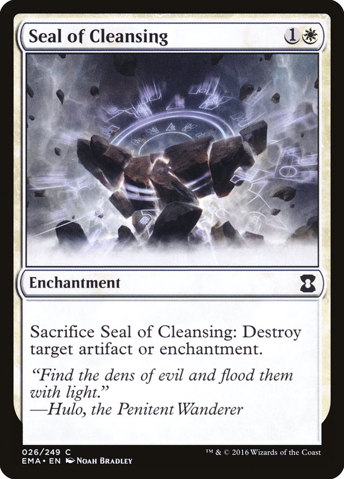 Seal of Cleansing [Eternal Masters] | Grognard Games