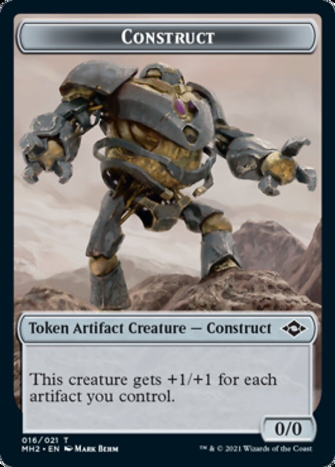 Construct Token // Treasure Token (20) [Modern Horizons 2 Tokens] | Grognard Games