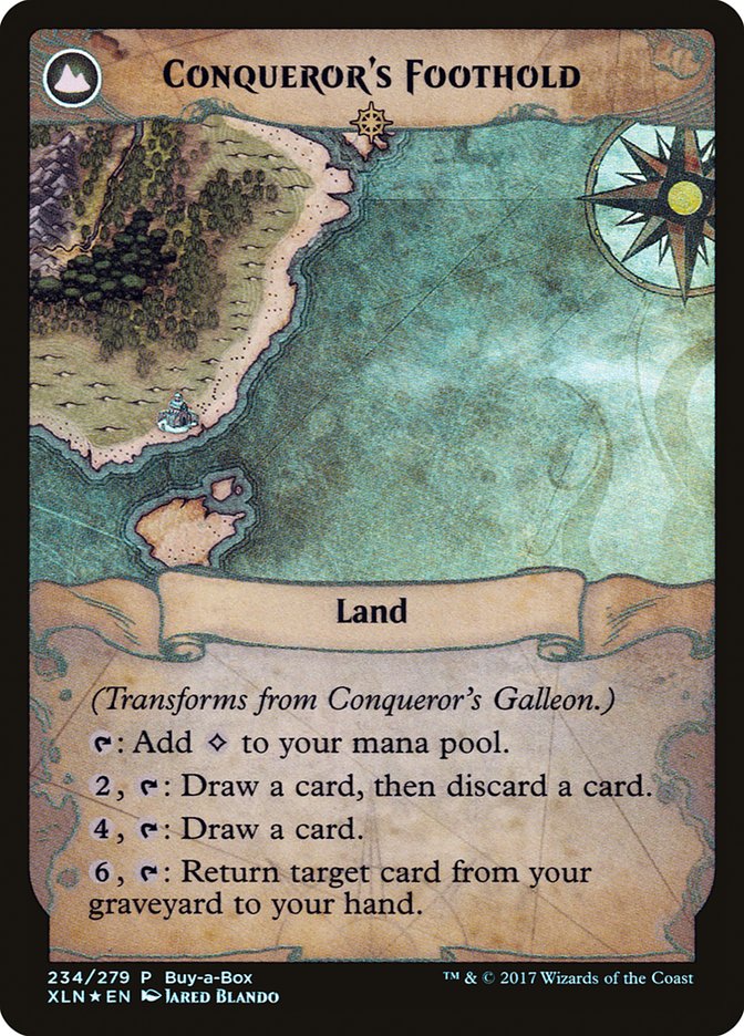 Conqueror's Galleon // Conqueror's Foothold (Buy-A-Box) [Ixalan Treasure Chest] | Grognard Games