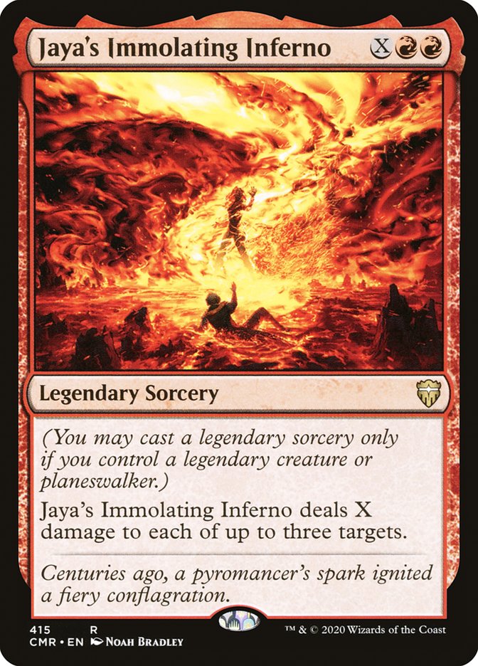 Jaya's Immolating Inferno [Commander Legends] | Grognard Games