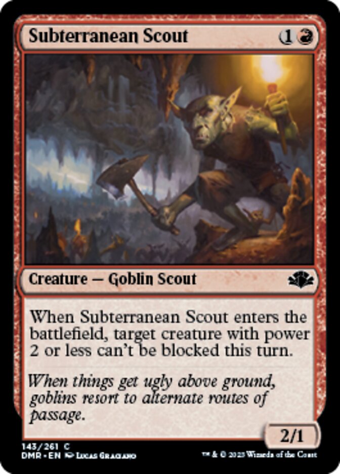 Subterranean Scout [Dominaria Remastered] | Grognard Games