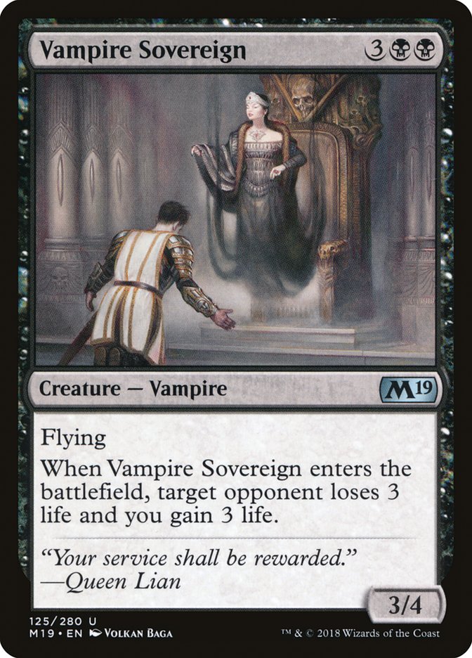 Vampire Sovereign [Core Set 2019] | Grognard Games