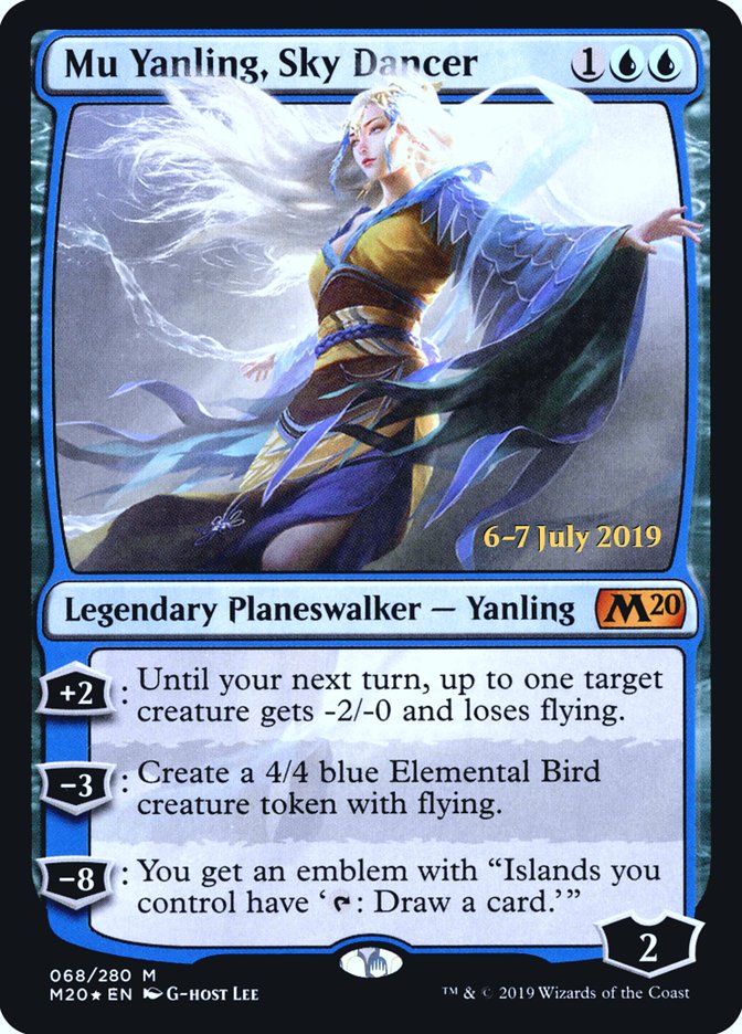 Mu Yanling, Sky Dancer  [Core Set 2020 Prerelease Promos] | Grognard Games