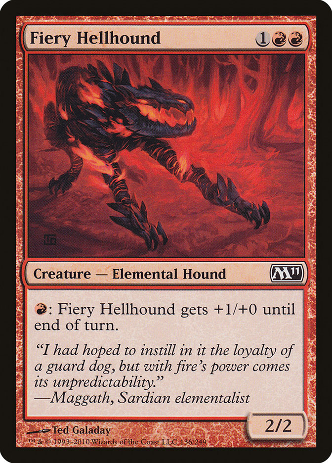 Fiery Hellhound [Magic 2011] | Grognard Games