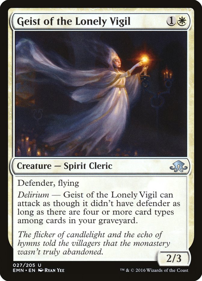 Geist of the Lonely Vigil [Eldritch Moon] | Grognard Games