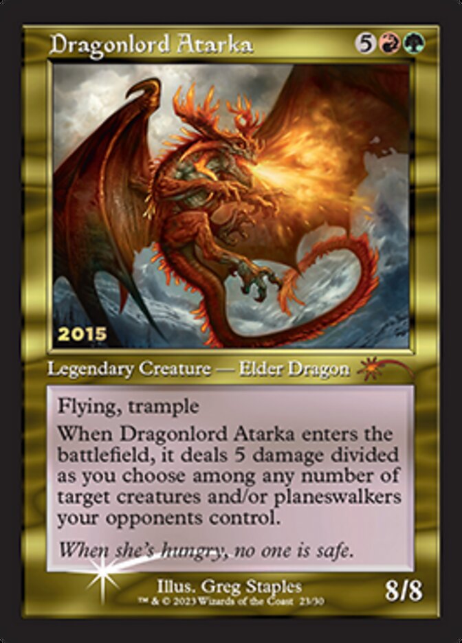 Dragonlord Atarka [30th Anniversary Promos] | Grognard Games