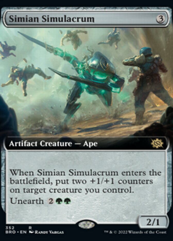 Simian Simulacrum (Extended Art) [The Brothers' War] | Grognard Games