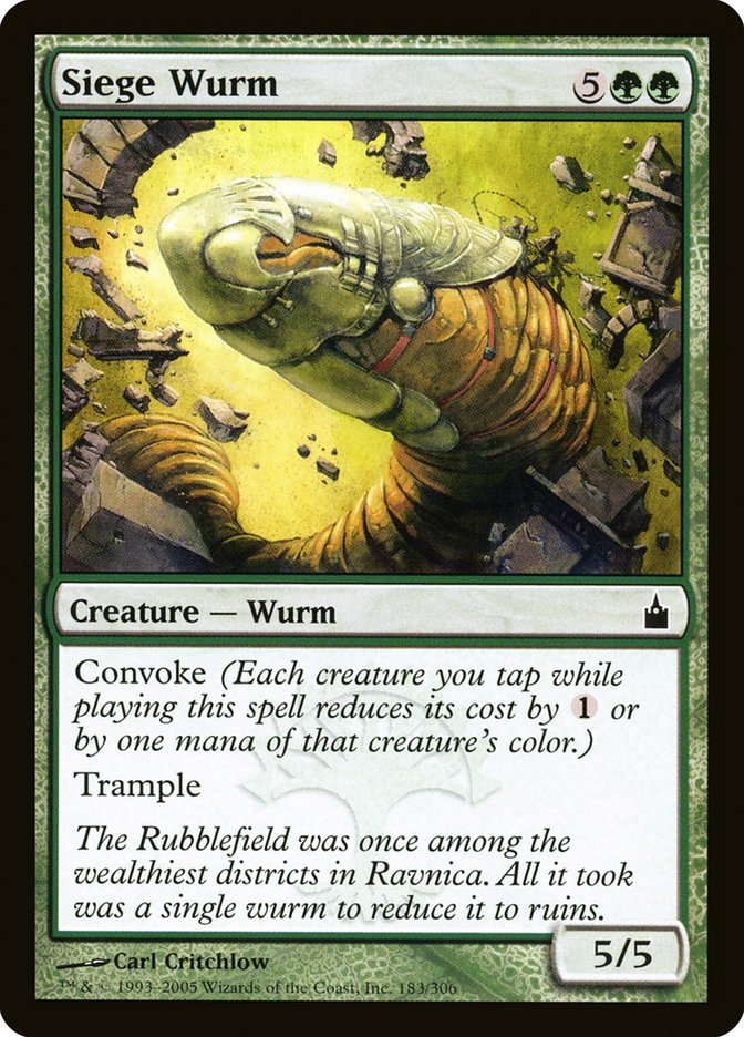 Siege Wurm [Ravnica: City of Guilds] | Grognard Games