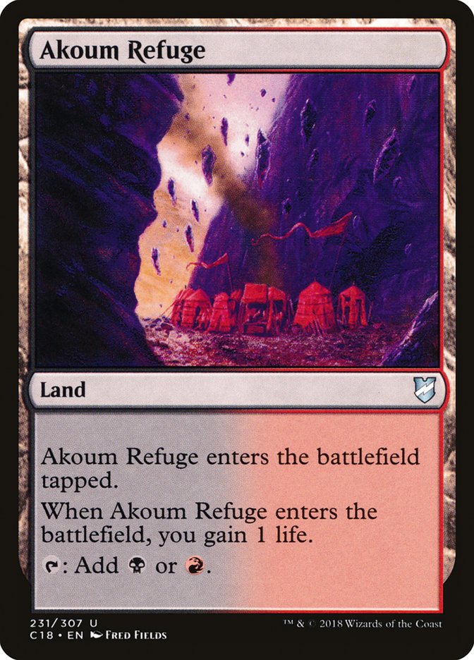 Akoum Refuge [Commander 2018] | Grognard Games