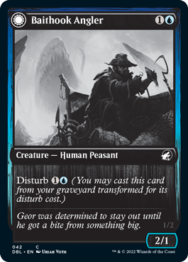 Baithook Angler // Hook-Haunt Drifter [Innistrad: Double Feature] | Grognard Games