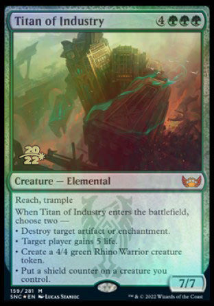 Titan of Industry [Streets of New Capenna Prerelease Promos] | Grognard Games