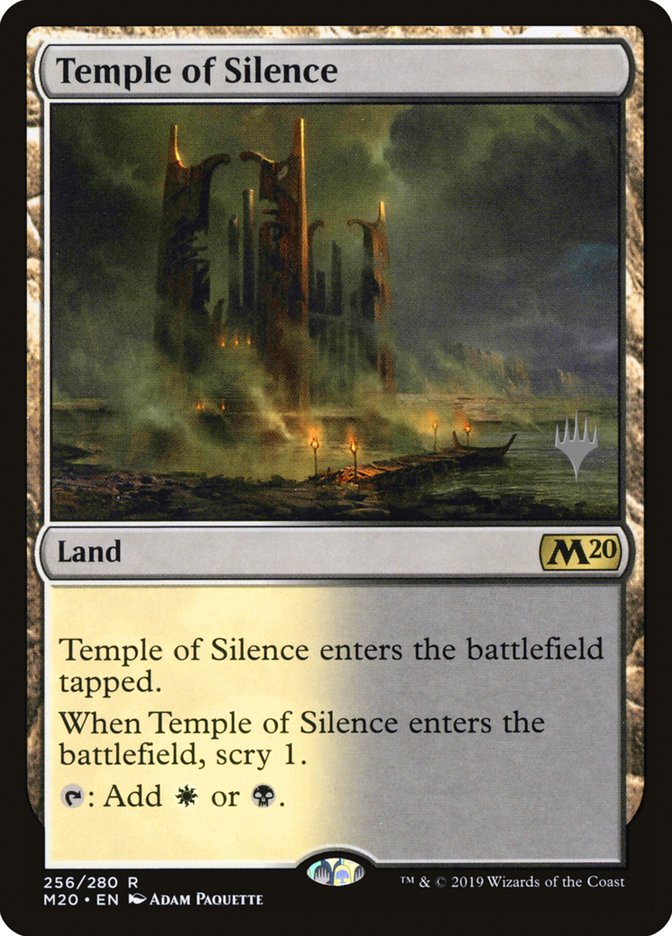 Temple of Silence (Promo Pack) [Core Set 2020 Promos] | Grognard Games