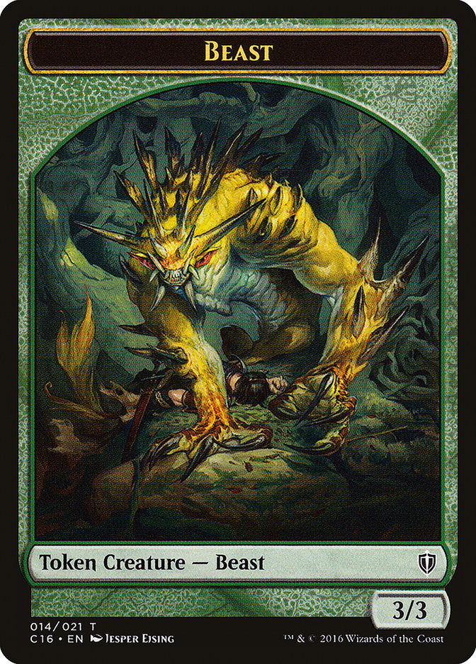 Beast [Commander 2016 Tokens] | Grognard Games