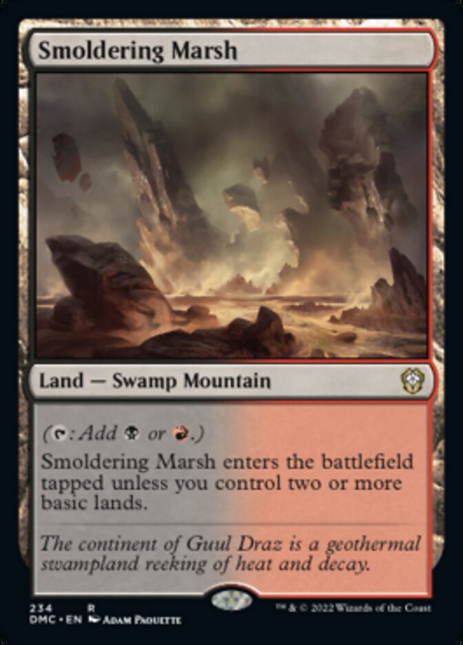 Smoldering Marsh [Dominaria United Commander] | Grognard Games