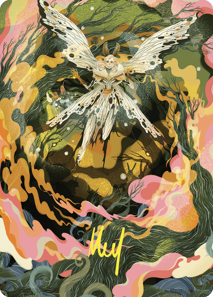 Greater Auramancy Art Card (Gold-Stamped Signature) [Wilds of Eldraine Art Series] | Grognard Games