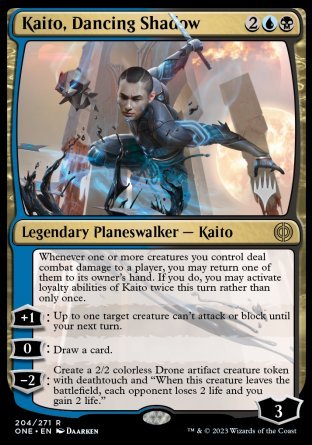 Kaito, Dancing Shadow (Promo Pack) [Phyrexia: All Will Be One Promos] | Grognard Games