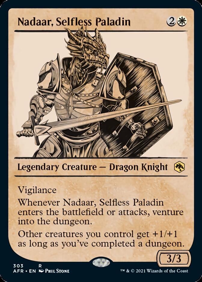 Nadaar, Selfless Paladin (Showcase) [Dungeons & Dragons: Adventures in the Forgotten Realms] | Grognard Games