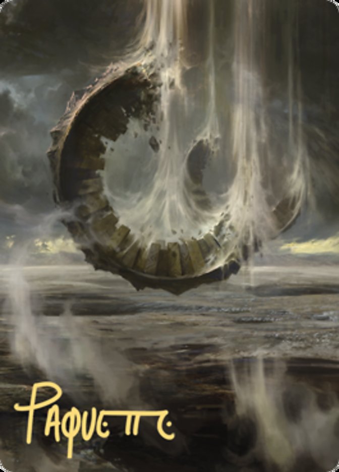 Wasteland Art Card (Gold-Stamped Signature) [Zendikar Rising Art Series] | Grognard Games