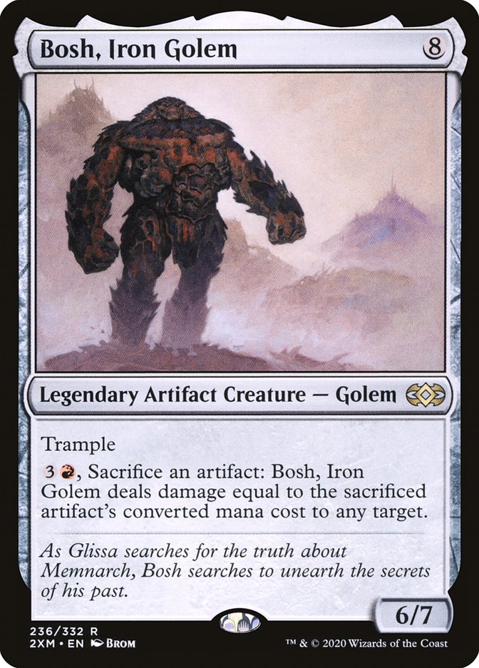 Bosh, Iron Golem [Double Masters] | Grognard Games