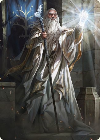 Gandalf the White Art Card [The Lord of the Rings: Tales of Middle-earth Art Series] | Grognard Games