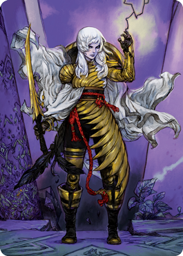 The Wandering Emperor 1 Art Card [Kamigawa: Neon Dynasty Art Series] | Grognard Games