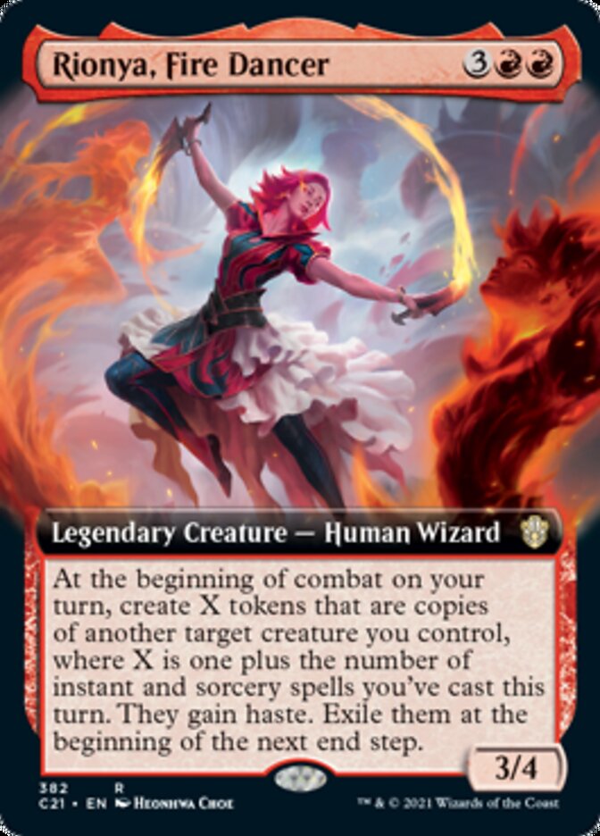 Rionya, Fire Dancer (Extended) [Commander 2021] | Grognard Games