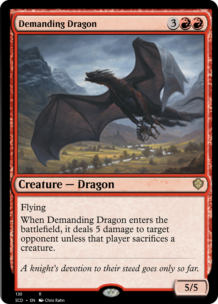 Demanding Dragon [Starter Commander Decks] | Grognard Games