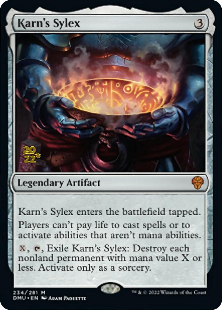 Karn's Sylex [Dominaria United Prerelease Promos] | Grognard Games