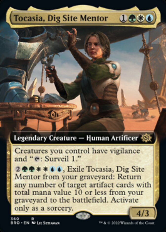Tocasia, Dig Site Mentor (Extended Art) [The Brothers' War] | Grognard Games