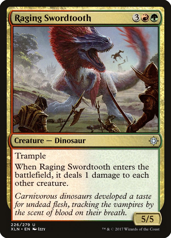 Raging Swordtooth [Ixalan] | Grognard Games