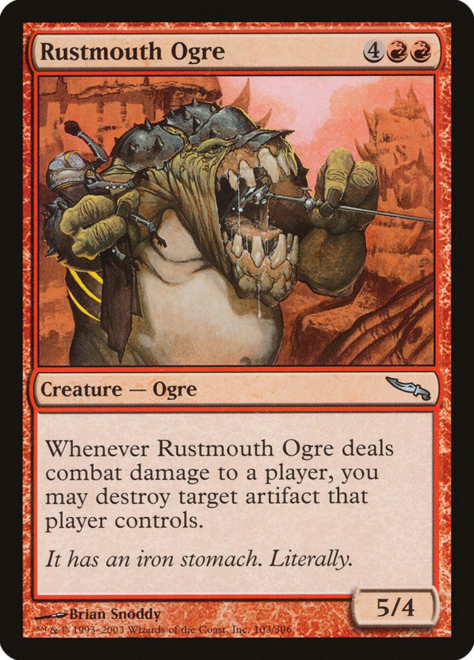 Rustmouth Ogre [Mirrodin] | Grognard Games