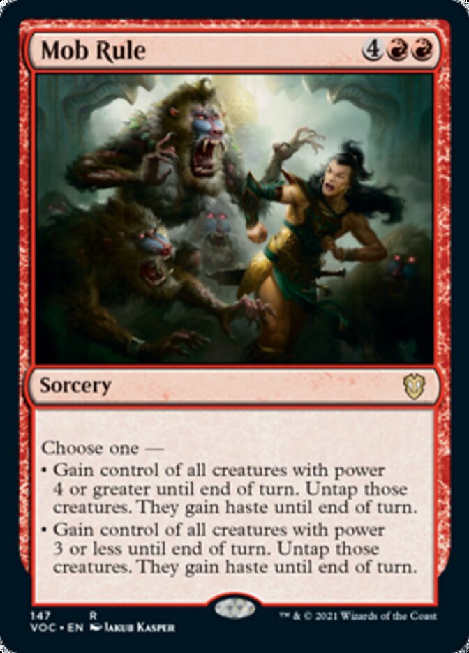 Mob Rule [Innistrad: Crimson Vow Commander] | Grognard Games