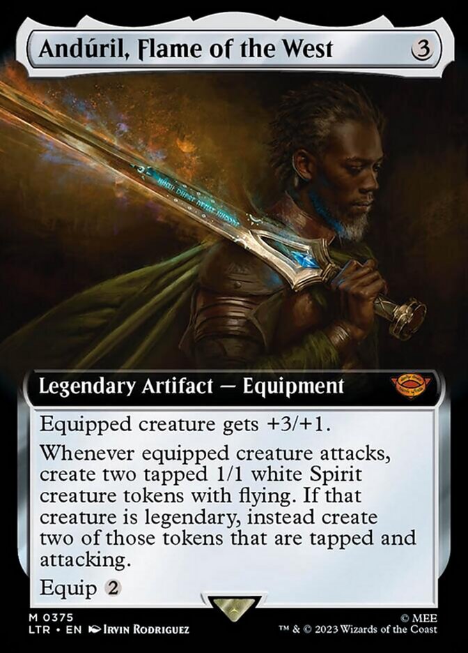 Anduril, Flame of the West (Extended Art) [The Lord of the Rings: Tales of Middle-Earth] | Grognard Games