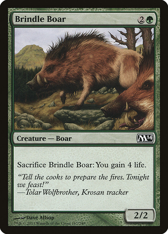 Brindle Boar [Magic 2014] | Grognard Games