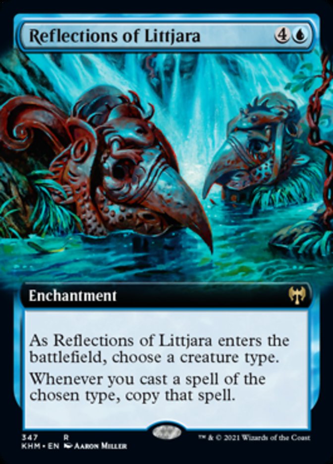 Reflections of Littjara (Extended Art) [Kaldheim] | Grognard Games