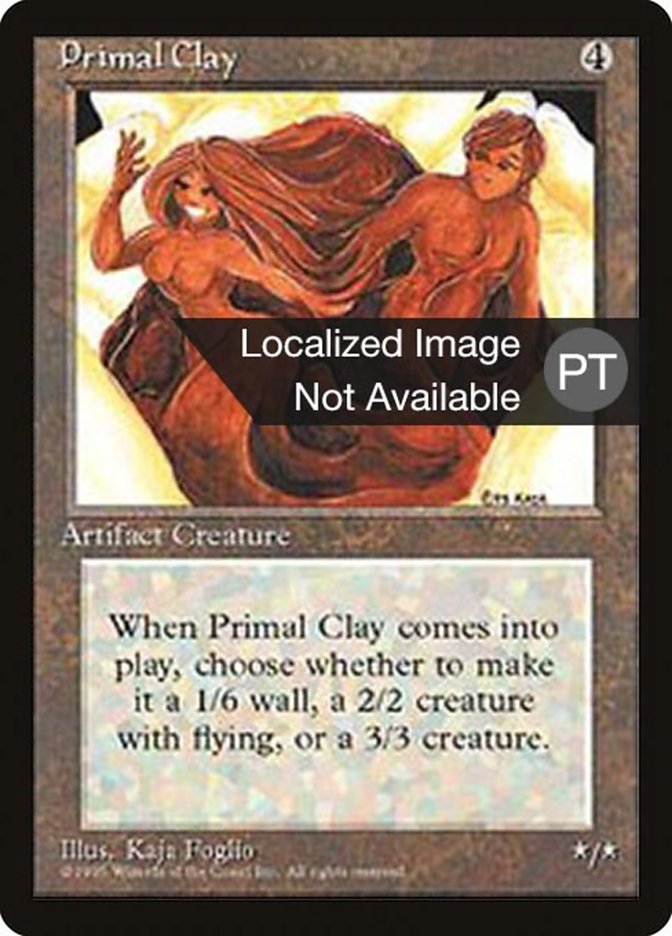 Primal Clay [Fourth Edition (Foreign Black Border)] | Grognard Games