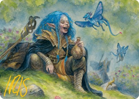 Feywild Trickster Art Card (Gold-Stamped Signature) [Dungeons & Dragons: Adventures in the Forgotten Realms Art Series] | Grognard Games