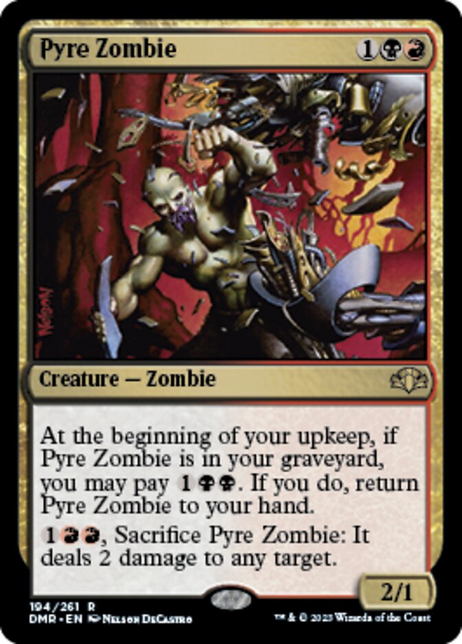 Pyre Zombie [Dominaria Remastered] | Grognard Games