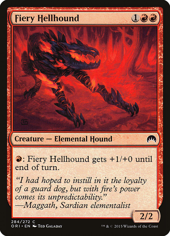 Fiery Hellhound [Magic Origins] | Grognard Games