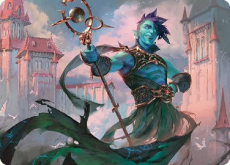 Haughty Djinn Art Card [Dominaria United Art Series] | Grognard Games