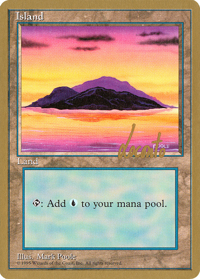 Island (ml368) (Michael Loconto) [Pro Tour Collector Set] | Grognard Games